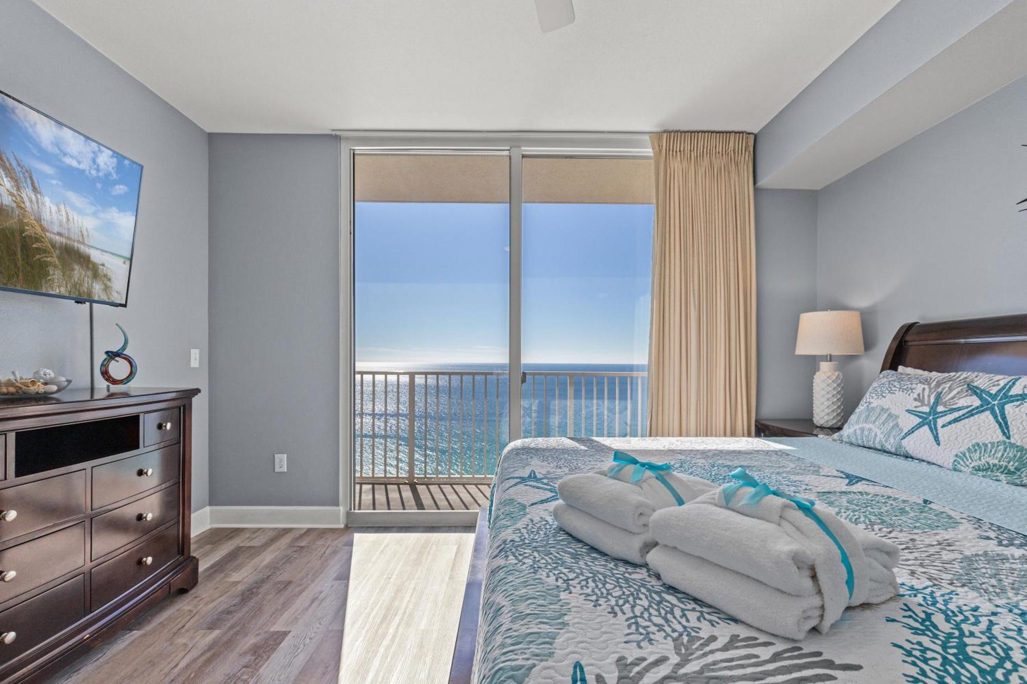 Tidewater Escape: 1Br/2Ba Beachfront Condo, Sleeps 6, Gulf Views & Comfort! Panama City Beach Exterior foto